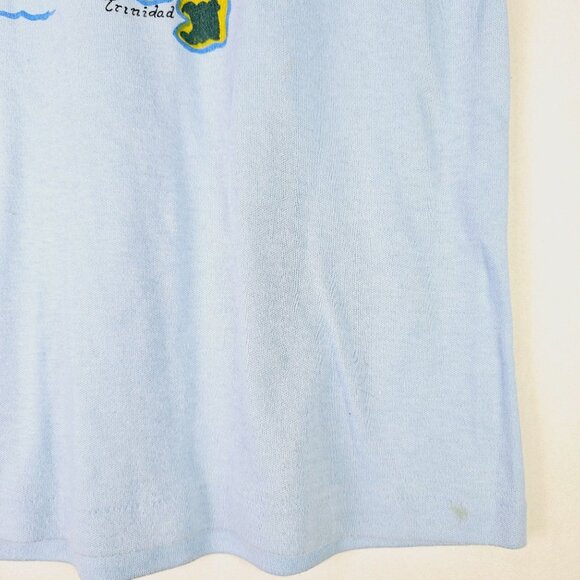Vintage 1970's Shell Seekers Caribbean Sea Ultra Soft Single Stitch Tee, XL - Picture 3 of 8